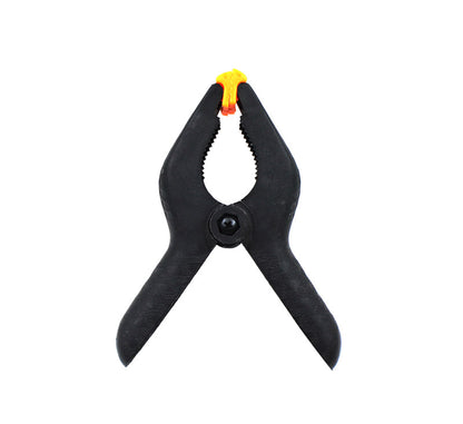 Set of 25 Emery Jensen 6-inch FLEX JAW SPRING CLAMPS, versatile spring clamps for woodworking and DIY projects.