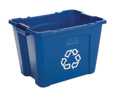 RECYCLING TOTE BLUE 14G - Pack of 6