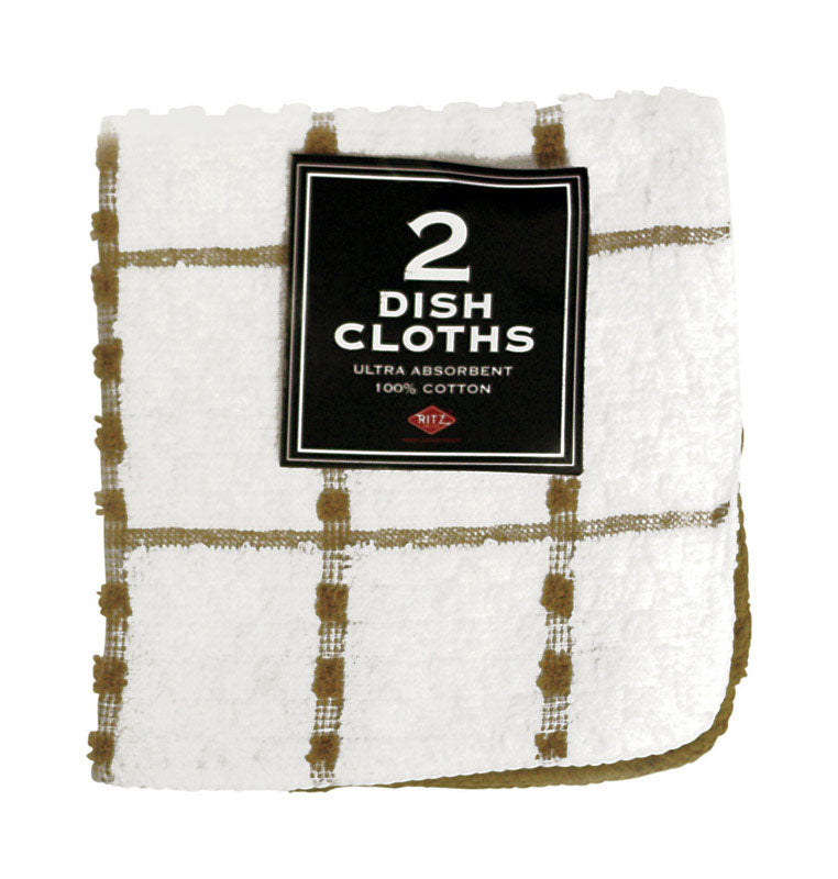Set of three Biscotti dish cloths from Emery Jensen, durable kitchen textiles for cleaning and drying.