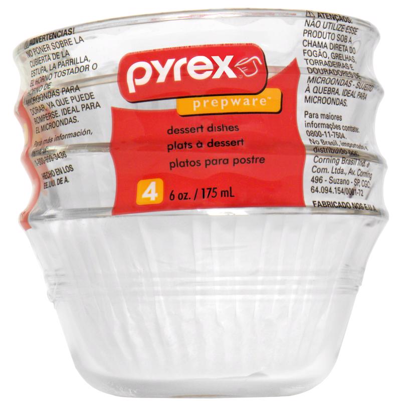 CUP CUSTARD PYREX6OZ PK4 - Pack of 6