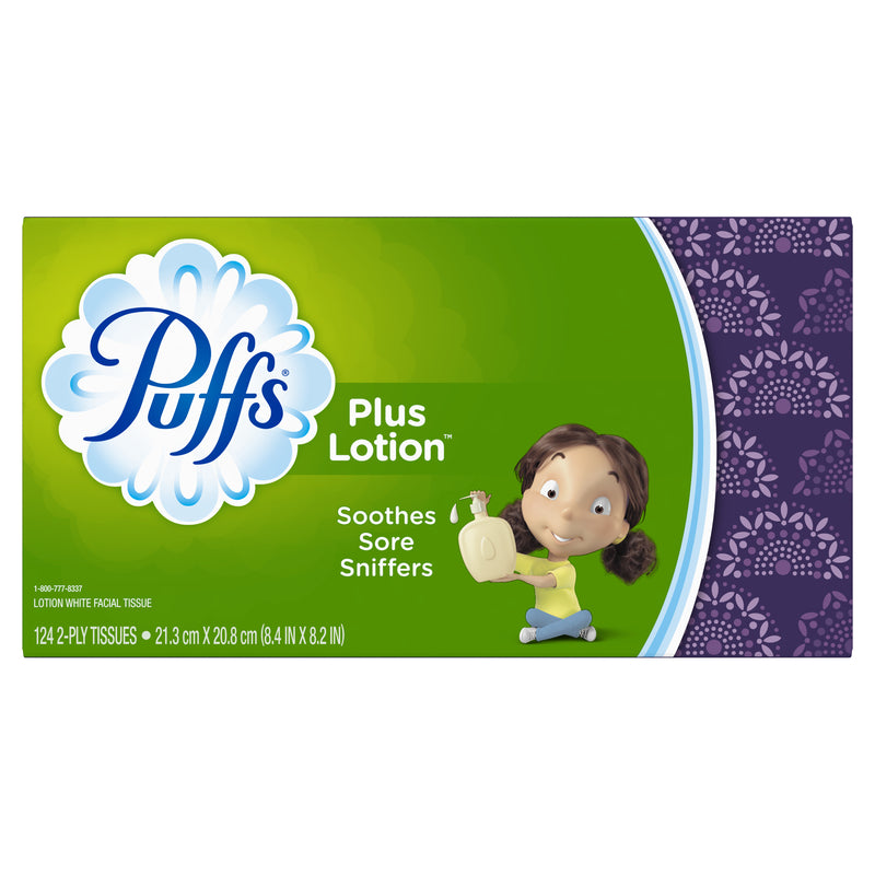 PUFFS TISS +lotion 124CT - Pack of 24