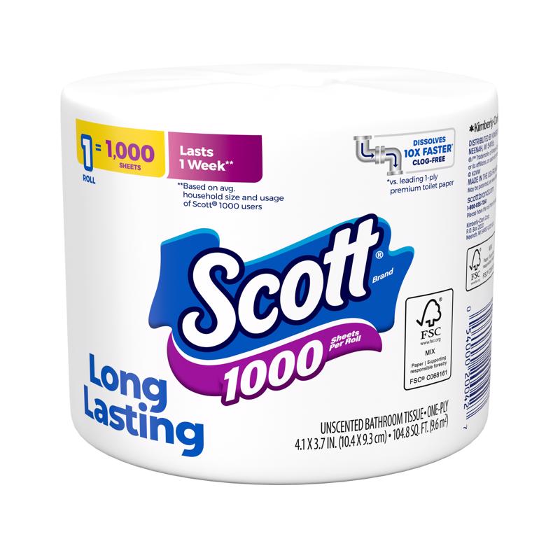 TOILET PAPER 1000SHEET - Pack of 36