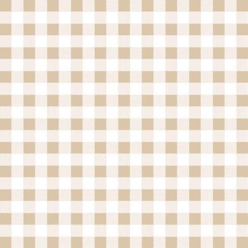 LINER 18"X4' KHAKI PLAID - Pack of 6