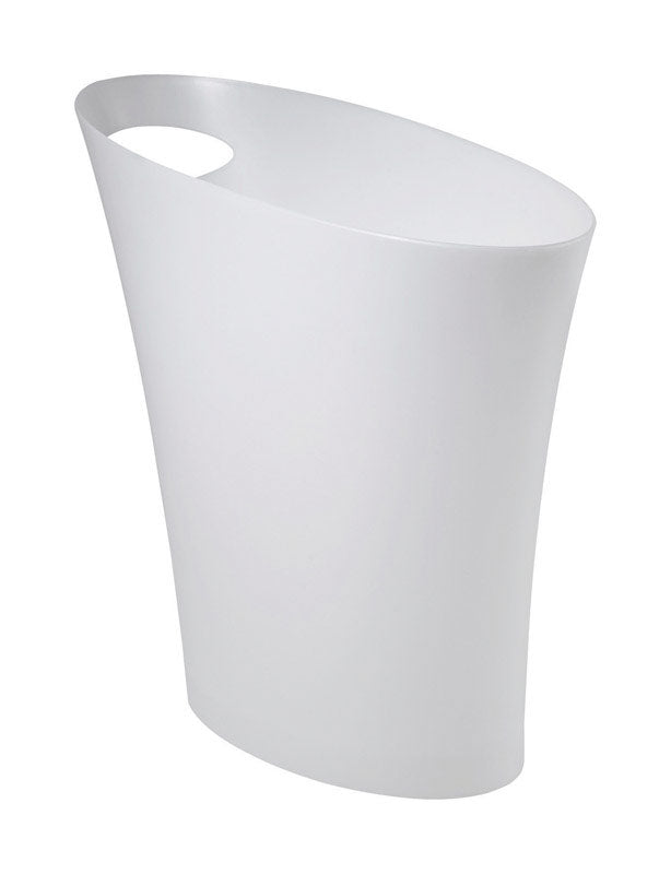 WASTEBASKET SKINNY WHT - Pack of 6