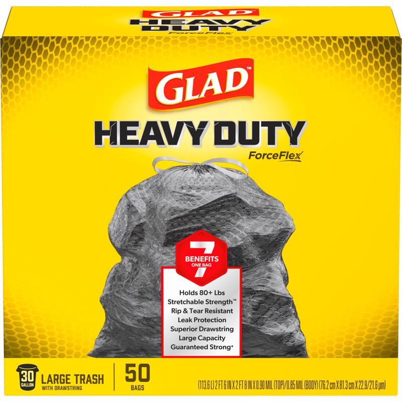 TRASH BAGS 30G 50PK - Pack of 3