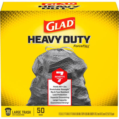 TRASH BAGS 30G 50PK - Pack of 3