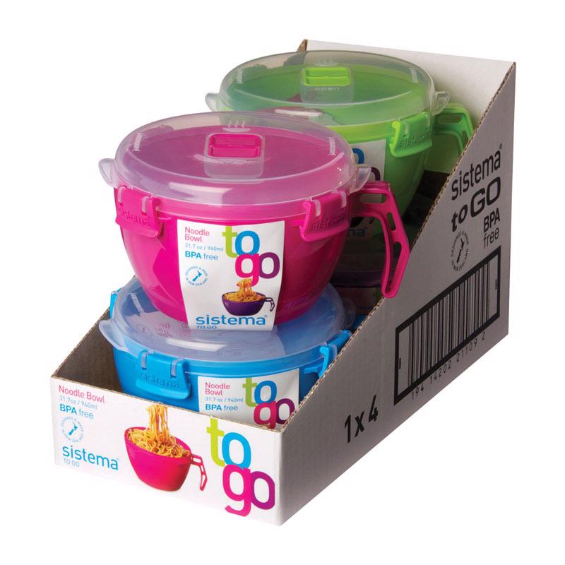 NOODLE BOWL ASST 31.7oz - Pack of 4
