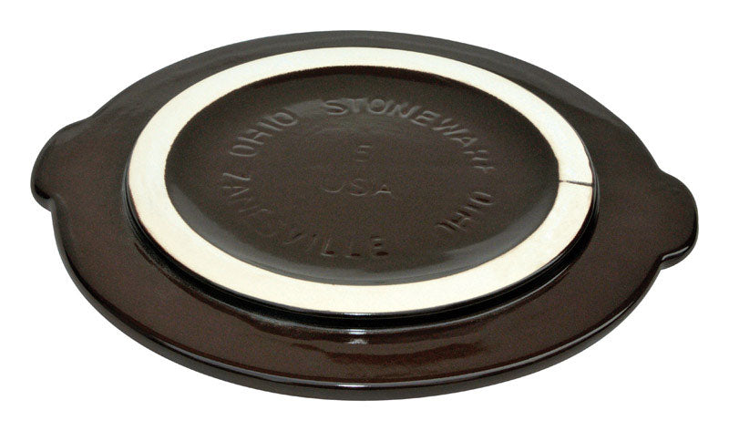 STONEWARE CROCK LID 5GAL - Pack of 2