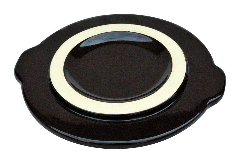 STONEWARE CROCK LID 2GAL - Pack of 2