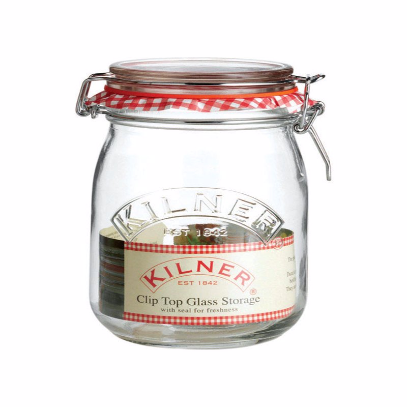 ROUND CLIP TOP JAR 34 OZ - Pack of 4