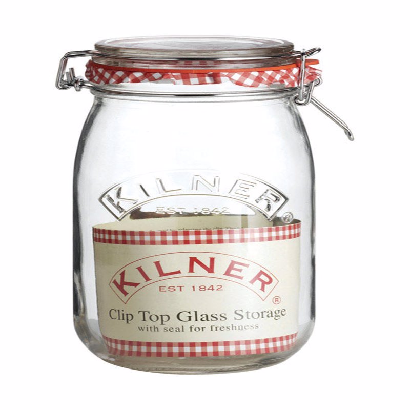 ROUND CLIP TOP JAR 51 OZ - Pack of 12