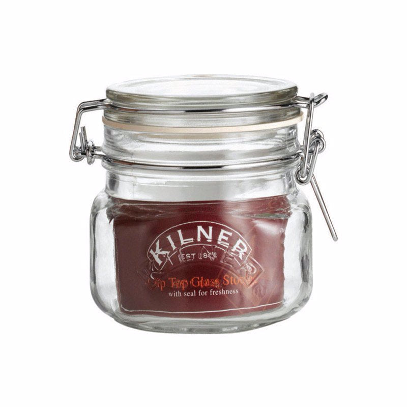 SQUARE CLIP TOP JAR 17OZ - Pack of 4