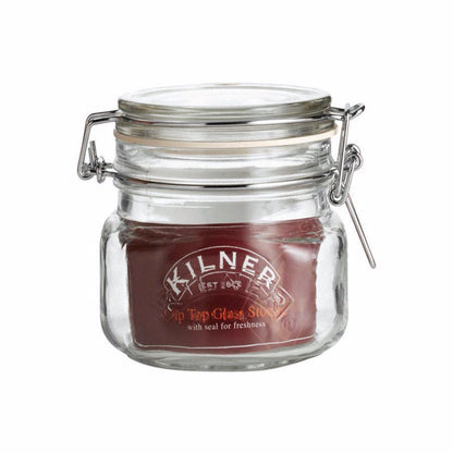 SQUARE CLIP TOP JAR 17OZ - Pack of 4