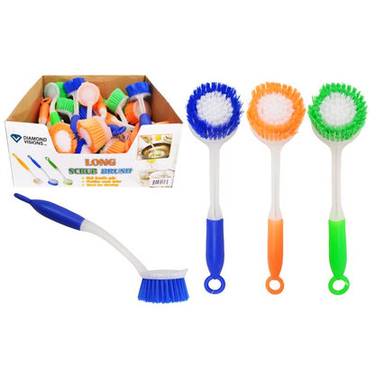 LONG SCRUB BRUSH 9" - Pack of 24