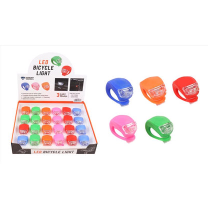 LED BIKE LIGHT SILICONE - Pack of 24