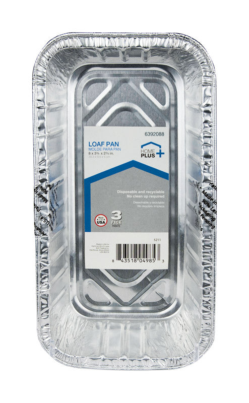 LOAF PAN 8X3.75" 3PK - Pack of 12