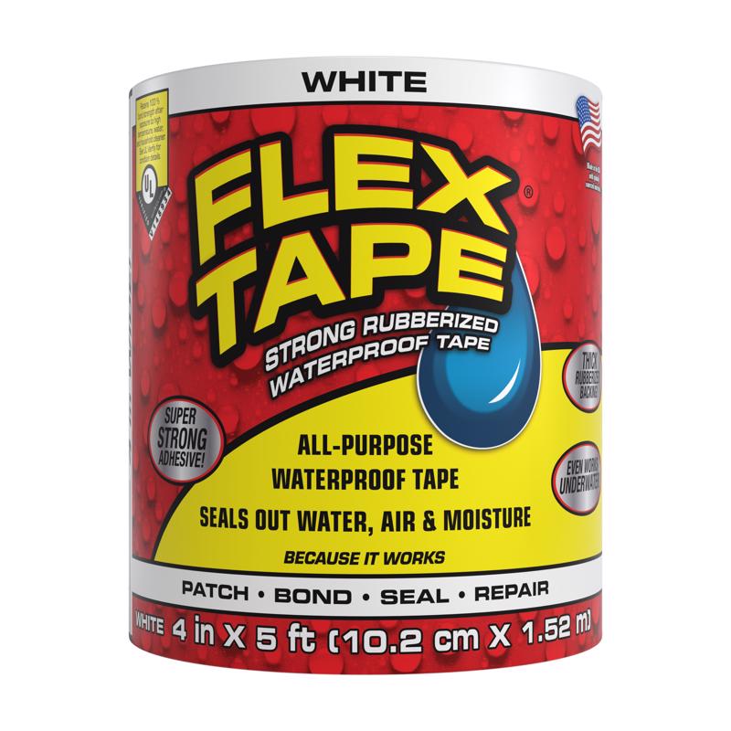FLEX TAPE WHITE 4"X5' - Pack of 4