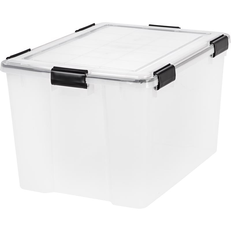 STORAGE TOTE 74QT CLR - Pack of 4