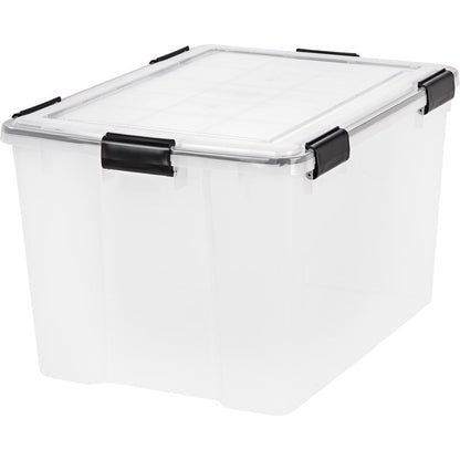 STORAGE TOTE 74QT CLR - Pack of 4