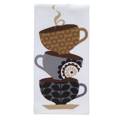 KITCHEN TOWL COFFEE CUPS - Pack of 6