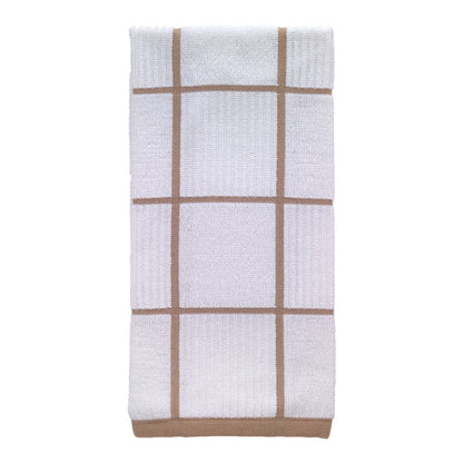 KITCHEN TOWEL SAND CHECK - Pack of 6