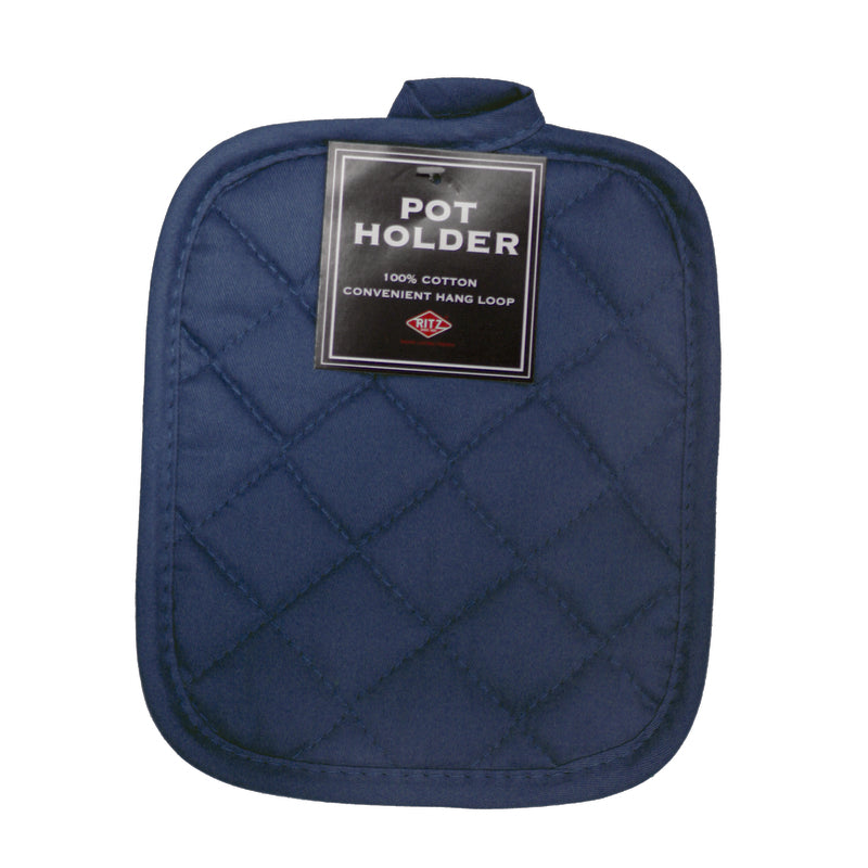POTHOLDER COTTON BLUE - Pack of 6