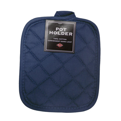 POTHOLDER COTTON BLUE - Pack of 6
