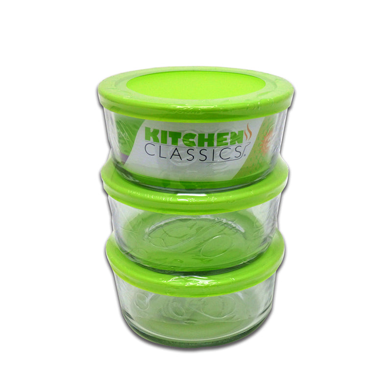 FOOD STORAGE 6PC 4CUP - Pack of 3