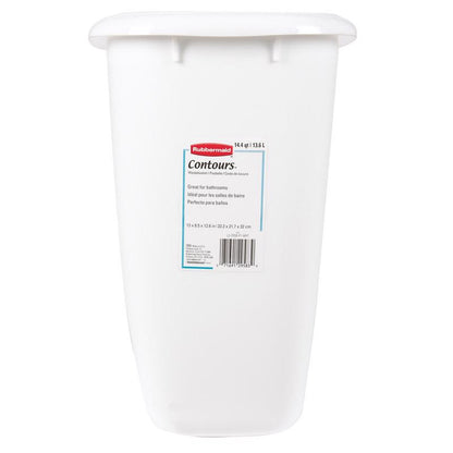 WASTEBASKET 3.5g WHT - Pack of 6