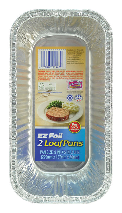 LOAF PAN ALUM 5X9X3"2PK - Pack of 12