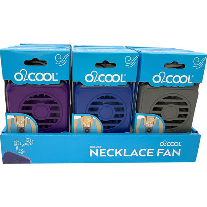 Assorted pack of 12 Emery Jensen clip-on personal fans, compact and portable with adjustable clips for cooling comfort