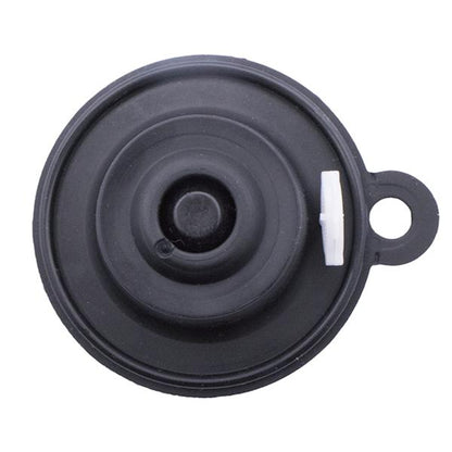 Set of six Emery Jensen plastic diaphragm replacement parts for 3/4-inch plumbing or fluid control applications.