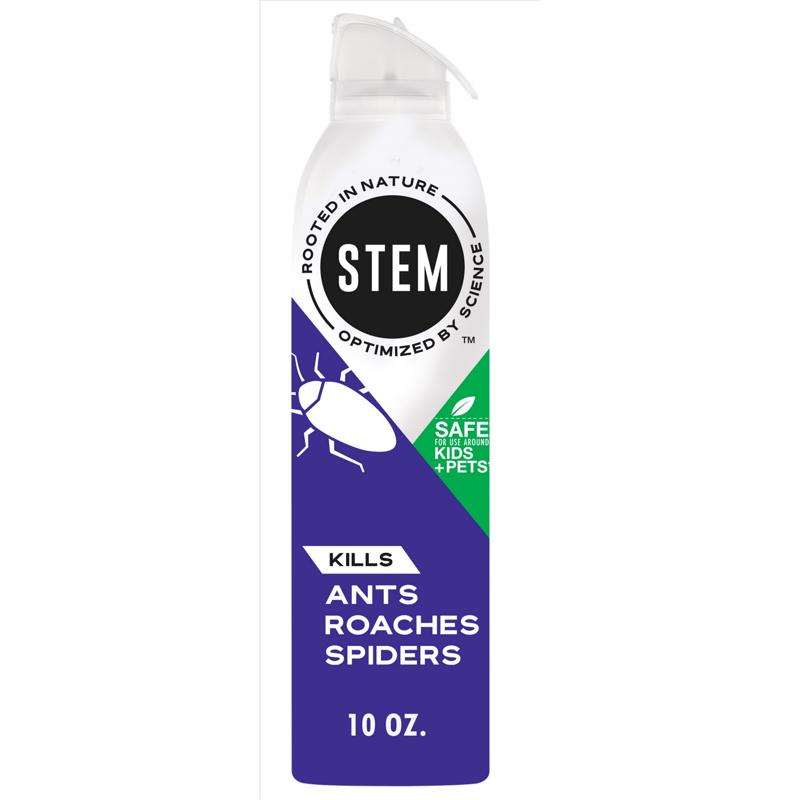 Emery Jensen ant and roach insecticide aerosol can, 10 oz, in a pack of six, designed for pest control against ants and roaches.