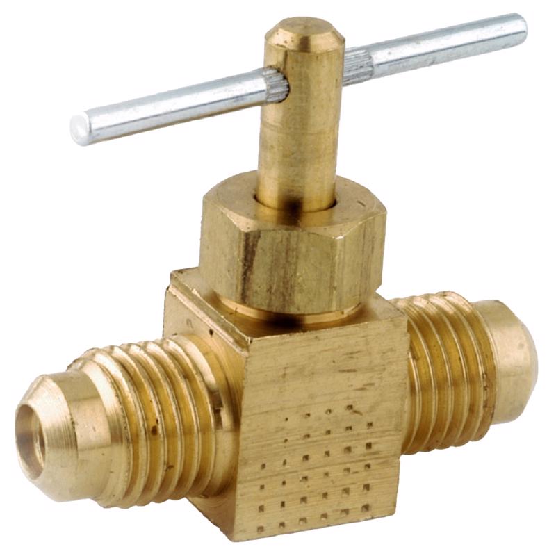 NEEDLE VALVE BRS LF 1/4" - Pack of 5