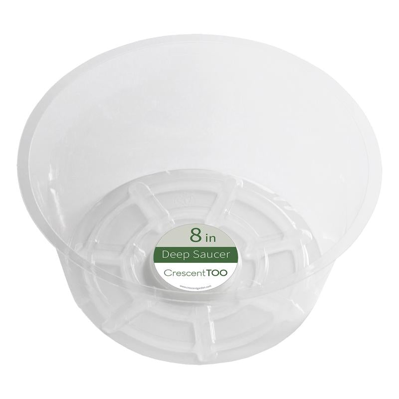 PLANT SAUCER CLEAR 8" - Pack of 50