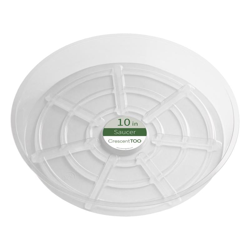 PLANT SAUCER RND CLR 10" - Pack of 50