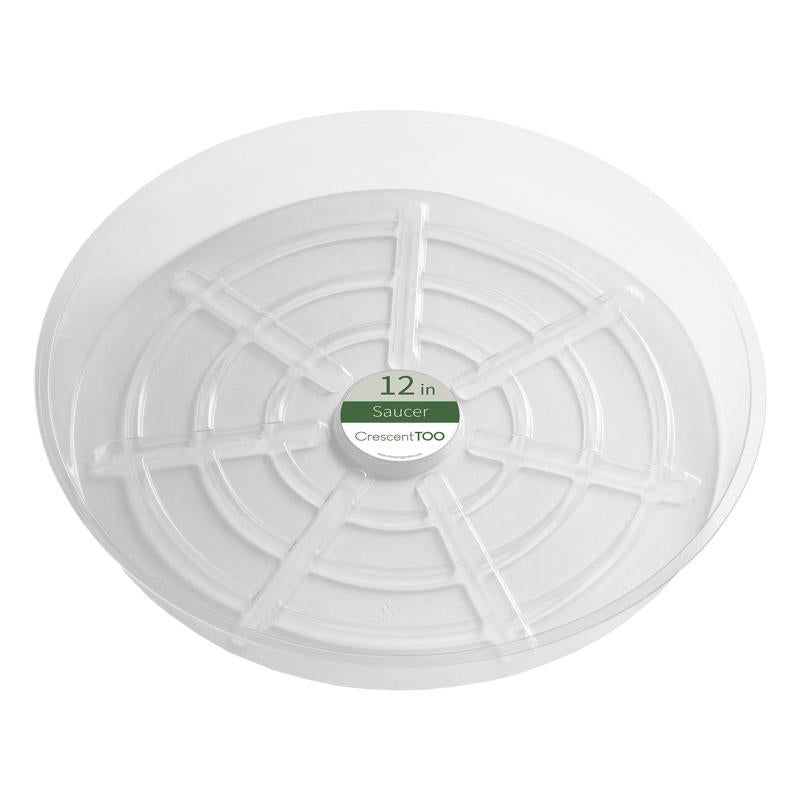 PLANT SAUCER RND CLR 12" - Pack of 50