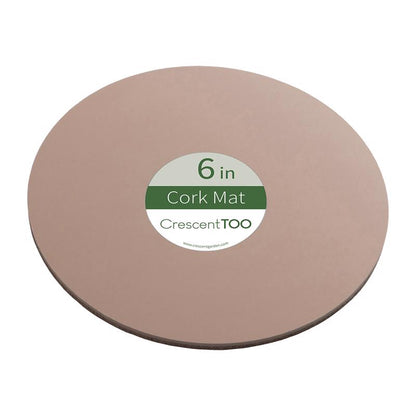PLANTR MAT Cork/plstc 6" - Pack of 25