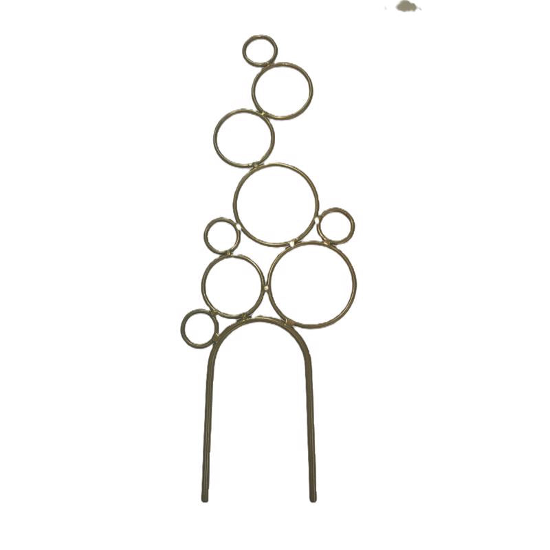 Emery Jensen 12-inch steel trellis arbor in a pack of 18, ideal for garden support and decorative outdoor plant structures.