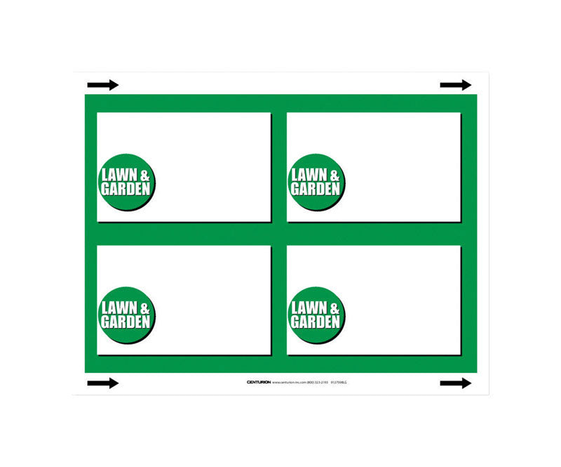 'l&g' SIGN 5"X3-1/2"