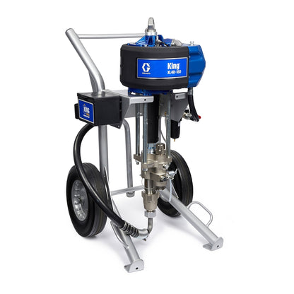 Graco KING Sprayer 30:1 D-ICE air-assisted airless sprayer with high capacity and durable construction, shown in a close-up image