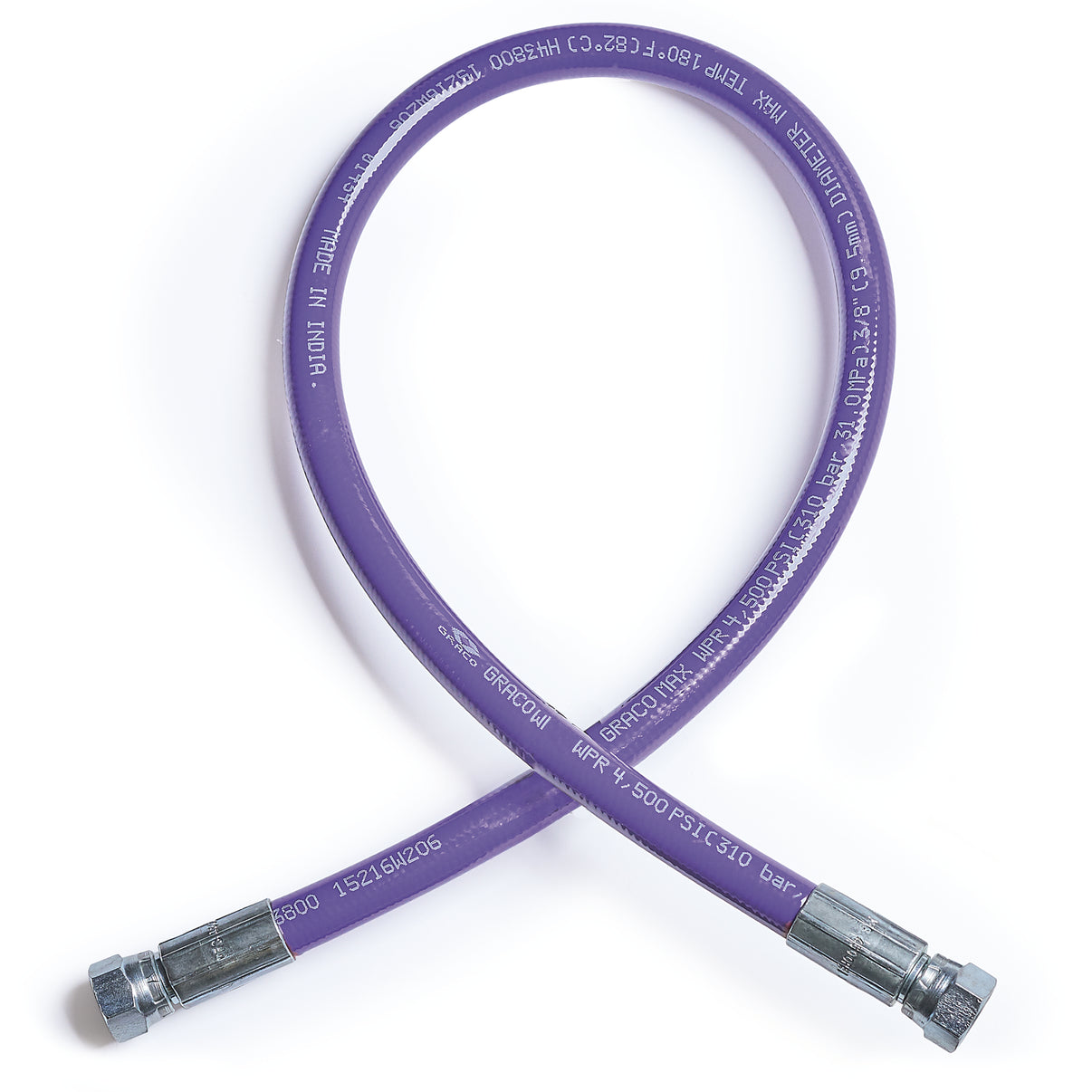 Xtreme-Duty 4500 psi High Pressure Hose- 3/8 in hose diameter, 3 ft length