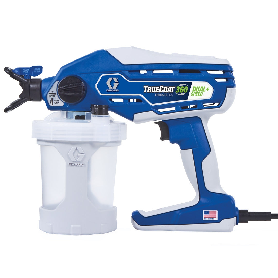 Graco TRUECOAT TC360 DSP GEN2 airless paint sprayer with ergonomic handle and spray gun for professional painting tasks