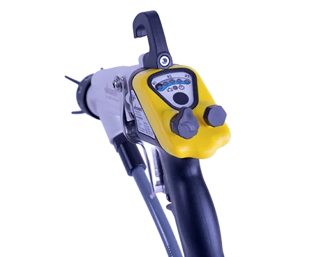 Titan Gm5000 electrostatic kit with 7.5m hose for fine finish spraying, no sprayer included, ideal for electrostatic coating applications.