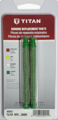 Titan RX Series Green 30 Mesh filters and coalescers, 2-pack, for high-performance air filtration systems.