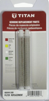 Titan RX Series White 60 Mesh filters and coalescers, 2-pack, designed for air filtration and removal of contaminants.