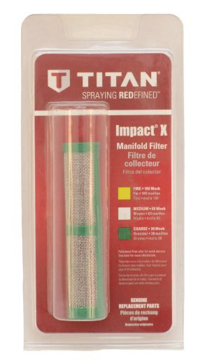 Titan Impact x 30 Mesh Filter Kit for sprayer accessories, showing a detailed view of the filter components.