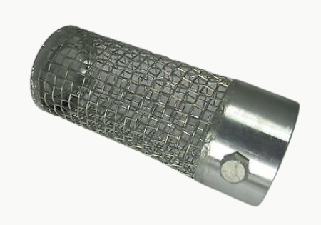 Titan Rock Catcher Assembly for 1-1/4-inch filters and coalescers, showing the detailed filter component in a technical diagram.