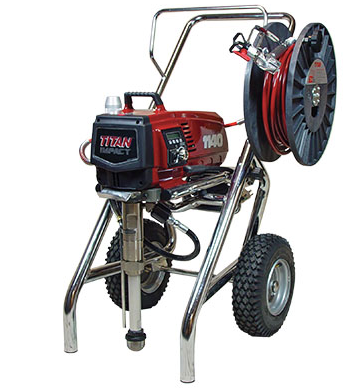 Titan 769-100 Reel-EZ hose reel for sprayer accessories, 16-inch cart mount with durable construction and easy handling.