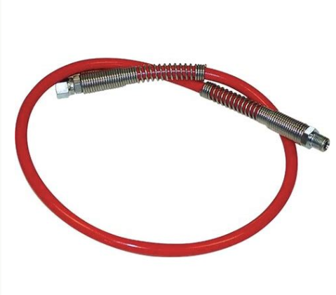 Titan 3' x 3/16 inch whip sprayer accessory, flexible hose for spray gun or equipment, durable and lightweight.